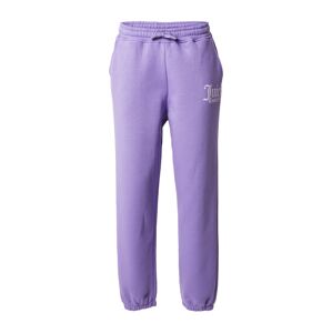 Juicy Couture Sport Sportovní kalhoty světle fialová / bílá