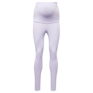 Reebok Sport Sportovní kalhoty pastelová fialová / bílá