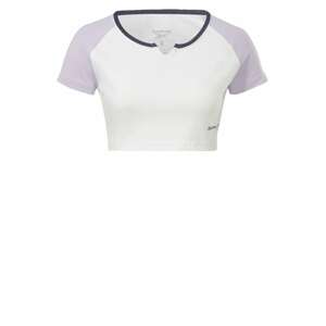 Reebok Sport Funkční tričko pastelová fialová / tmavě fialová / bílá