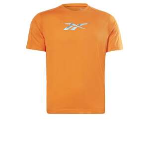Reebok Sport Funkční tričko marine modrá / světlemodrá / tmavě oranžová