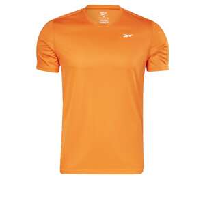 Reebok Sport Funkční tričko oranžová / bílá