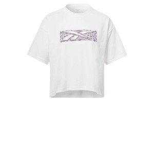 Reebok Sport Funkční tričko fialová / černá / bílá