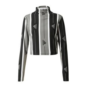 ADIDAS SPORTSWEAR Funkční tričko 'BLUV' šedá / černá / bílá