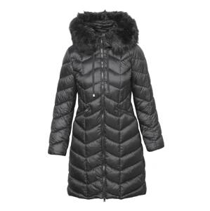 KOROSHI Zimní kabát černá