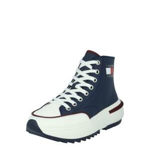 Tommy Jeans Kotníkové tenisky  námořnická modř / červená / bílá