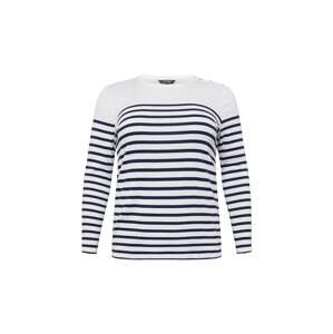 Lauren Ralph Lauren Plus Tričko 'MULIATI'  námořnická modř / bílá