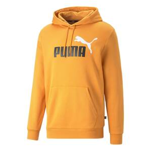 PUMA Sportovní mikina jasně oranžová / černá / bílá