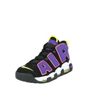 Nike Sportswear Kotníkové tenisky 'AIR MORE UPTEMPO '96' svítivě žlutá / tmavě fialová / pink / černá