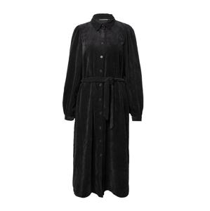 MOSS COPENHAGEN Košilové šaty 'Livia' černá