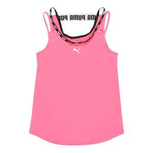 PUMA Sportovní top  pink / černá / bílá