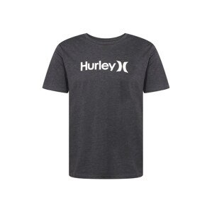 Hurley Funkční tričko černý melír / bílá