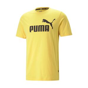 PUMA Funkční tričko  pastelově žlutá / černá