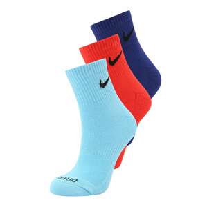 NIKE Sportovní ponožky  modrá / světlemodrá / červená / černá