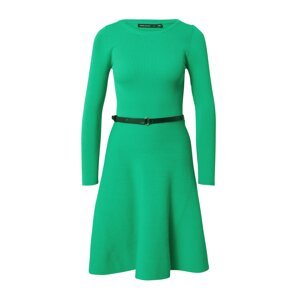 Karen Millen Úpletové šaty světle zelená / černá