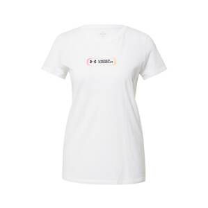 UNDER ARMOUR Funkční tričko korálová / pastelově oranžová / černá / bílá