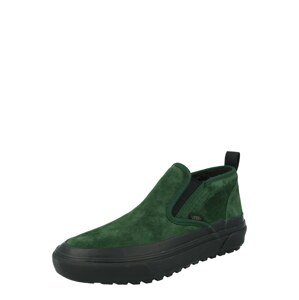 VANS Slip on boty tmavě zelená / černá
