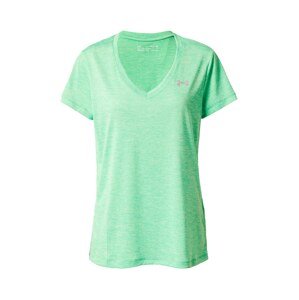 UNDER ARMOUR Funkční tričko 'Tech'  šedá / zelený melír