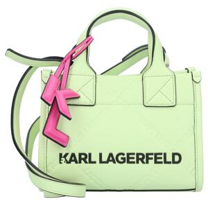 Karl Lagerfeld Kabelka 'Skuare'  světle zelená / pink / černá