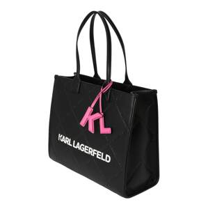 Karl Lagerfeld Nákupní taška  pink / černá / bílá