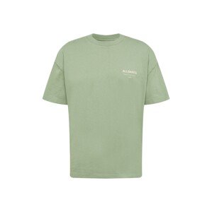 AllSaints Tričko 'UNDERGROUND' béžová / pastelově zelená