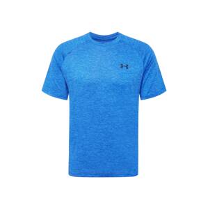 UNDER ARMOUR Funkční tričko 'Tech 2.0'  modrý melír / černá