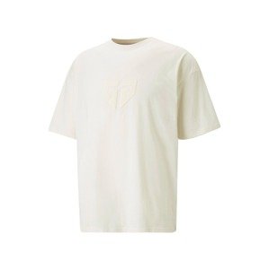 PUMA Funkční tričko 'Gen.G' krémová / žlutá / tmavě šedá