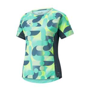 PUMA Funkční tričko 'Blaze' námořnická modř / šedá / mátová / svítivě zelená