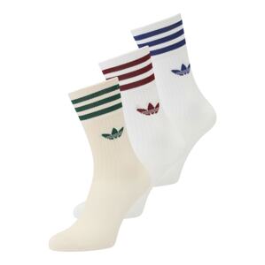 ADIDAS ORIGINALS Ponožky 'SOLID'  modrá / zelená / karmínově červené / bílá / barva bílé vlny