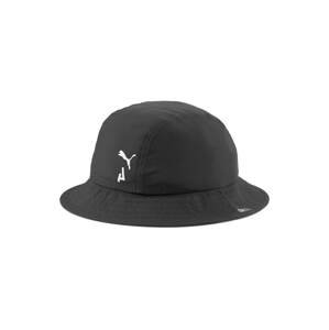 PUMA Sportovní klobouk černá / stříbrná / bílá