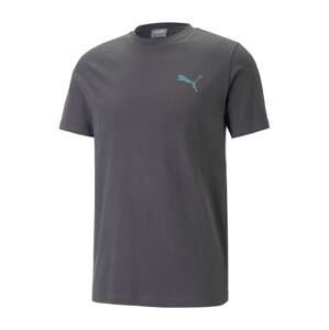 PUMA Funkční tričko azurová modrá / antracitová