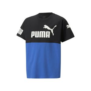 PUMA Tričko 'POWER' modrá / černá / bílá