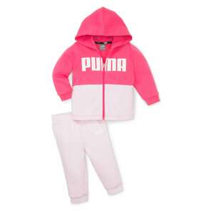 PUMA Sportovní oblečení fuchsiová / pastelově růžová / bílá