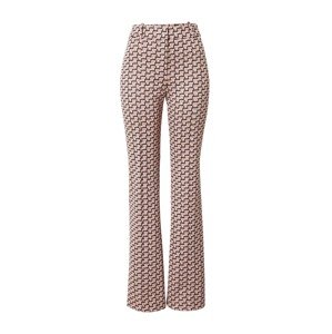HUGO Kalhoty 'Haflare' béžová / růžová / světle růžová / černá