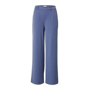 OBJECT Kalhoty se sklady v pase 'Lisa' modrá