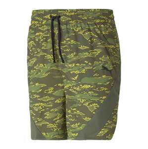 PUMA Sportovní kalhoty 'Concept' žlutá / zelená / khaki