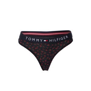 Tommy Hilfiger Underwear Tanga námořnická modř / tmavě zelená / červená / bílá