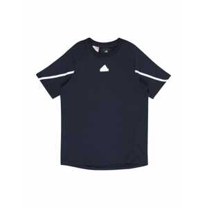 ADIDAS SPORTSWEAR Funkční tričko noční modrá / světlemodrá / bílá
