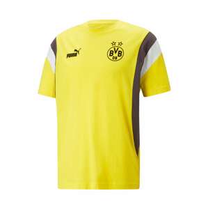 PUMA Funkční tričko žlutá / černá / offwhite