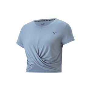 PUMA Funkční tričko 'YOGINI LITE'  kouřově modrá / černá