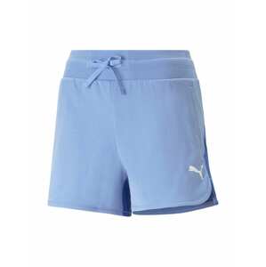 PUMA Sportovní kalhoty modrá / lenvandulová / bílá