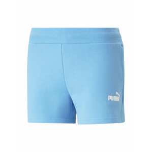 PUMA Sportovní kalhoty azurová / bílá