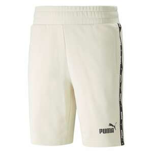 PUMA Sportovní kalhoty  černá / bílá / barva bílé vlny