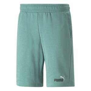PUMA Sportovní kalhoty  pastelová modrá / černá / bílá