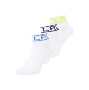 Lauren Ralph Lauren Ponožky světlemodrá / žlutá / černá / bílá