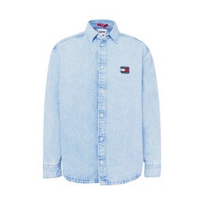Tommy Jeans Košile námořnická modř / modrá džínovina / červená / bílá