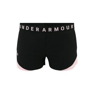 UNDER ARMOUR Sportovní kalhoty 'Play Up 3.0'  růžová / černá / bílá