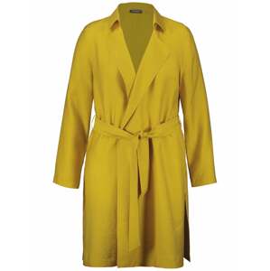 SAMOON Přechodný kabát tmavě žlutá