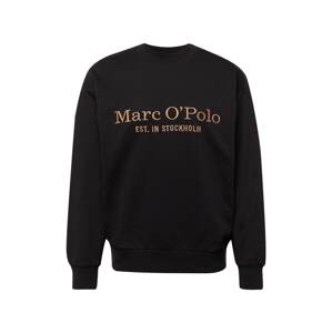 Marc O'Polo Mikina  nažloutlá / černá