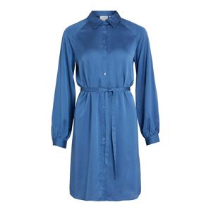 VILA Košilové šaty kobaltová modř