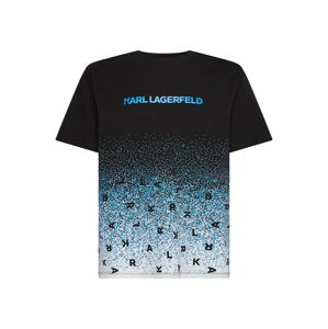 Karl Lagerfeld Tričko  námořnická modř / offwhite
